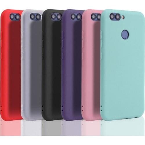 Huawei P Smart 5.65 inch Case TPU Soft Silicone candy Back Cover Phone Case For Huawei P Smart 2017 Cover FIG-LX1 P Smart Case