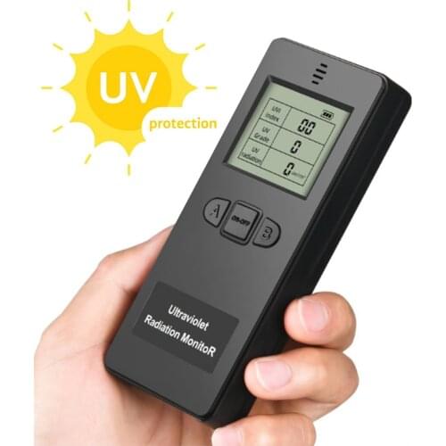 Digital Ultraviolet Radiation Detector Ultraviolet UV UVI Meter Radiometer Tester Protective Equipment Testing Counter KF-90