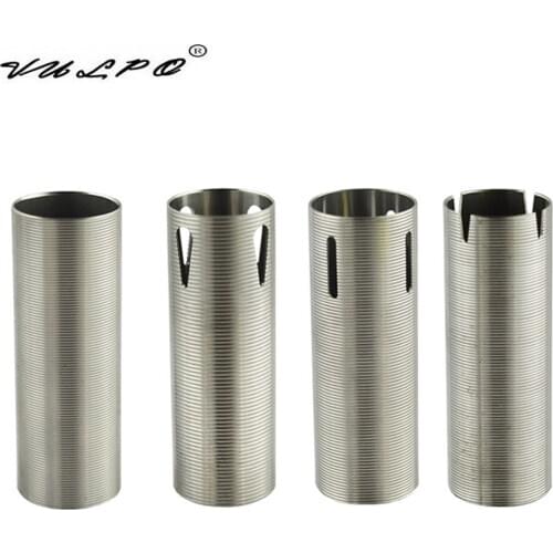 VULPO Stainless Steel Heat dissipation Cylinder For Airsoft AEG Hunting Accessories