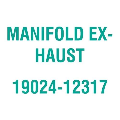 For Kubota 19024-12317 MANIFOLD EXHAUST