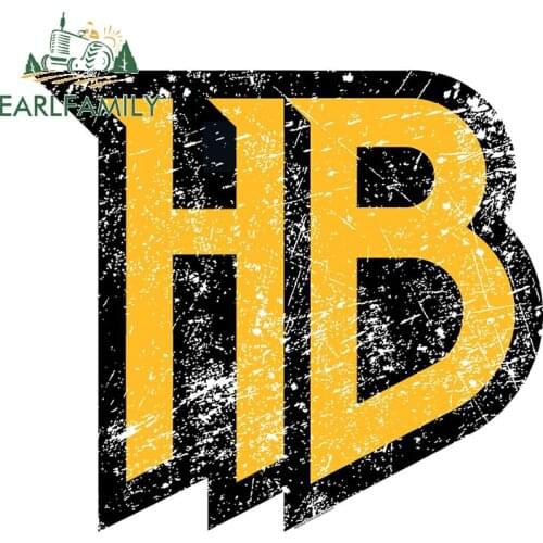 EARLFAMILY 13cm x 11.8cm for HB Funny Car Sticker Waterproof Vehicle Creative Window Windshield Suitcase Decal Vinyl Car Wrap