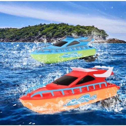 Racing Boat Radio Remote Control Electric Twin Motor High-Speed Racing Boat Model Toy Ship Kids Gift