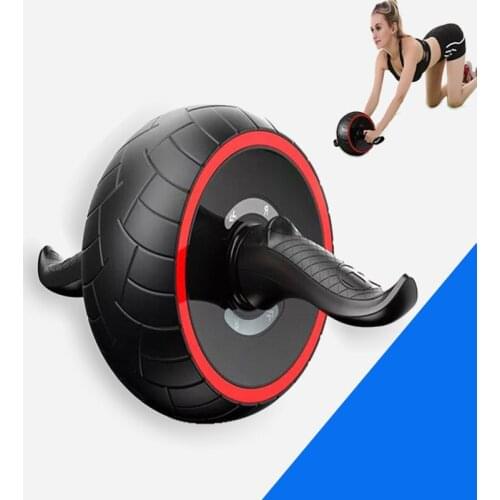 ABS Abdominal Roller Exercise Wheel Fitness Equipment Mute Roller For Arms Back Belly Core Trainer Body Shape Training Supplies