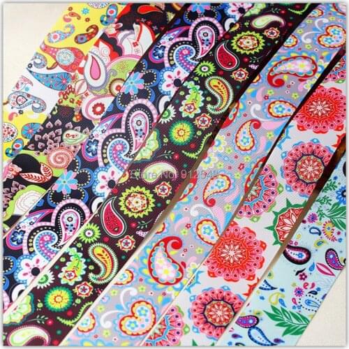 1-1/2'' 38MM cartoon Printed grosgrain ribbon,7 style mix DIY handmade jewelry materials,Wedding gift packaging supplies 1541083
