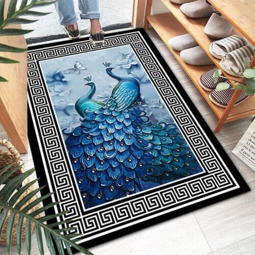 3D Doormat Entrance Door Mat Non-slip Absorbent Floor Mat Bath Mats Carpet Rugs Living Room Kitchen Floor Mats Home Decor Tapis