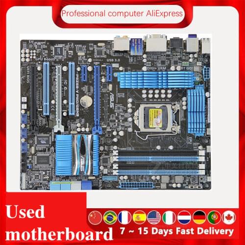 For ASUS P8Z68-V Pro/GEN3 Computer Motherboard LGA 1155 DDR3 For Intel Z68 P8Z68 Desktop Mainboard SATA II PCI-E X16 Used