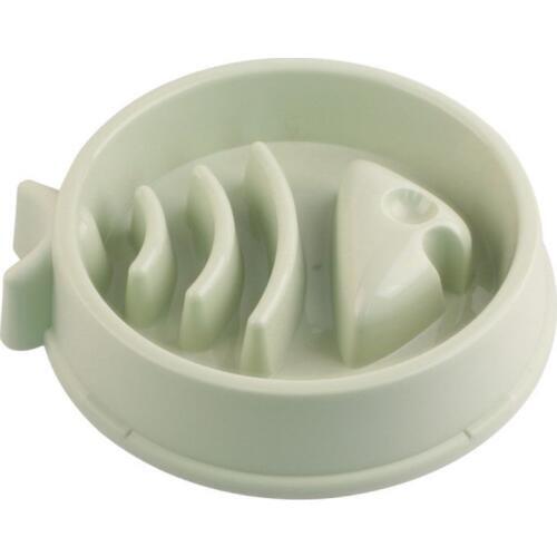 Pet Slow Eating Feeder Fish Shape Dog Bowl Bloat Stop Healthy Interactive Feeding Food Puppy Plate Dishes
