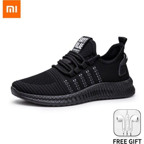 Xiaomi Youpin Sneakers Outdoor Casual Mens Shoes New Fashion Men Lac-Up Lightweight Breathable Vulcanize Running Male Shoes