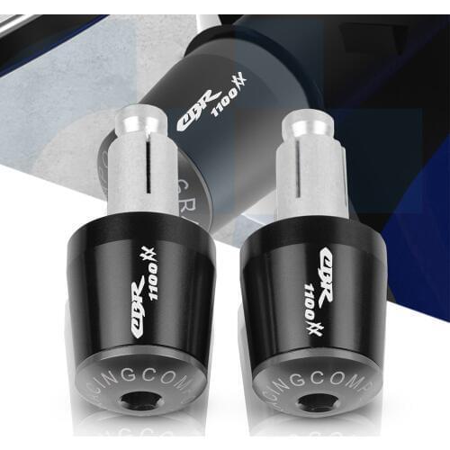 7/8" 22mm Motorcycle Handlebar Grips End Handle Bar Cap End Plug For HONDA CBR1100XX CBR 1100 XX CBR1100 XX BLACKBIRD 1996-2007