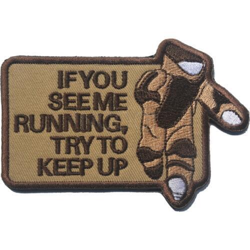 Embroidery Patch EOD IF YOU SEE ME Combat Patch Tactical Emblem Military Badges Applique Embroidered Patches For Backpack