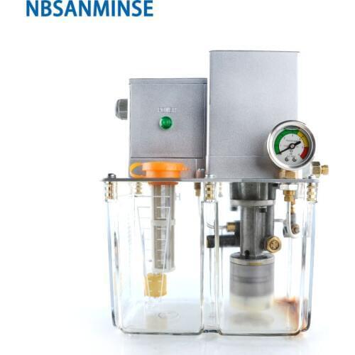 NBSANMINSE SDR2.5-32P Lubricating Oil Pump 3.0L 4.0L AC 380 Volt 50 Hz / 60W Gear Pump with pressure switch for Thin Oil