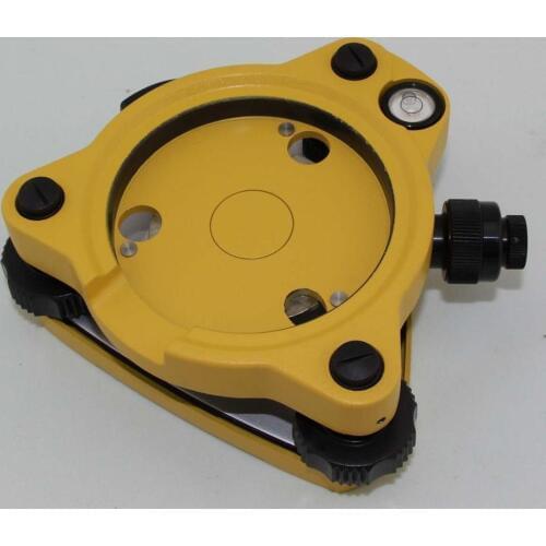 NEW Yellow THREE-JAW Tribrach with optical plummet for total stations