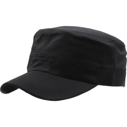 Wholesale Retro Simple Solid Color Unisex Military Caps Men Women Outdoor Jungle Desert Windproof Shade Dad Snapback Hats JM06