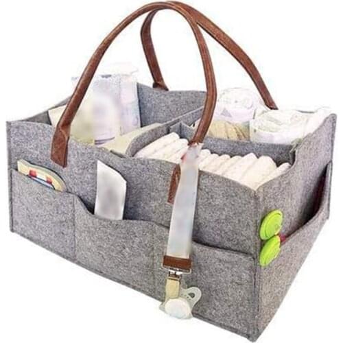 Baby Diaper Caddy Organizer Portable Holder Shower Basket Portable Nursery Storage Bin Car Storage Basket For Wipes Toys Tote