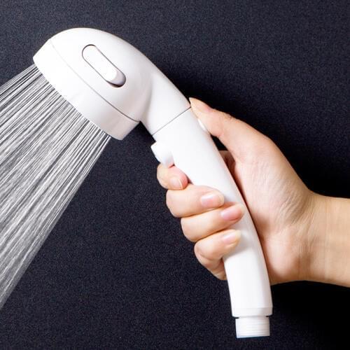 3 Function Adjustable Shower Sprayer Head Jettinground High Pressure Bathroom Rainfall Shower Head Handheld Shower Water Saving