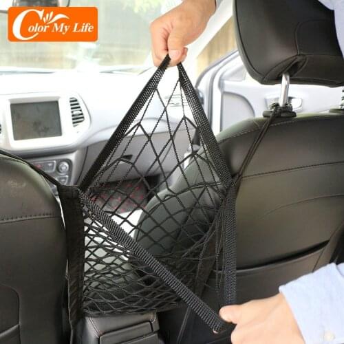 Car Trunk Seat Back Elastic Mesh Net for Mazda 3 Mazda 6 Mazda Cx-5 for Mitsubishi Lancer Outlander Asx I200 Interior Nets