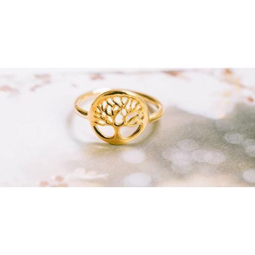 SMJEL 2017 Hot Sale Cute Bohemia Tree Of Life Rings For Women' Gift Dream Tree Rings Men Costume Birthday Gifts R101