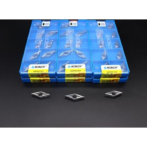 VCGT160404 AK H01 Aluminum cutter blade Insert Cutting Tool VCGT160408 turning tool CNC Tools AL +TIN Alloy wood Lathe use tool