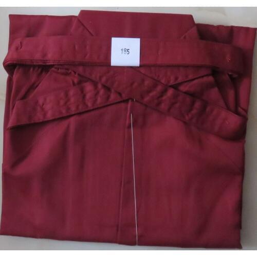 Unisex high quality Japan Iaido Aikido hakama martial arts trousers hapkido pants dark red/blue/black Kendo uniforms pantskirt