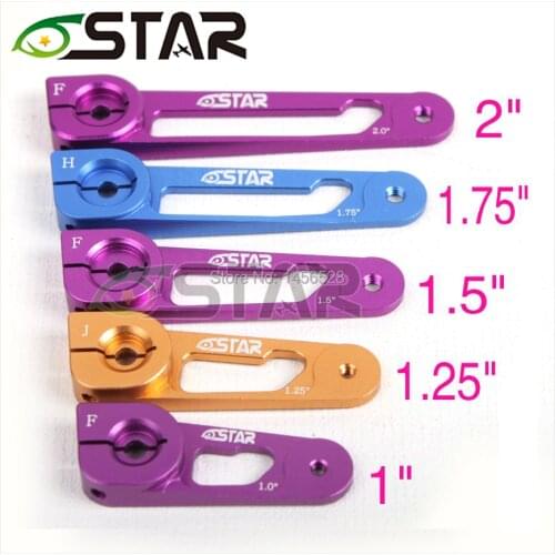1~2 inch CNC High torque alloy HEAVY DUTY SERVO ARMS 23T 24T 25T futaba jr hitec servo extended arms servo kits