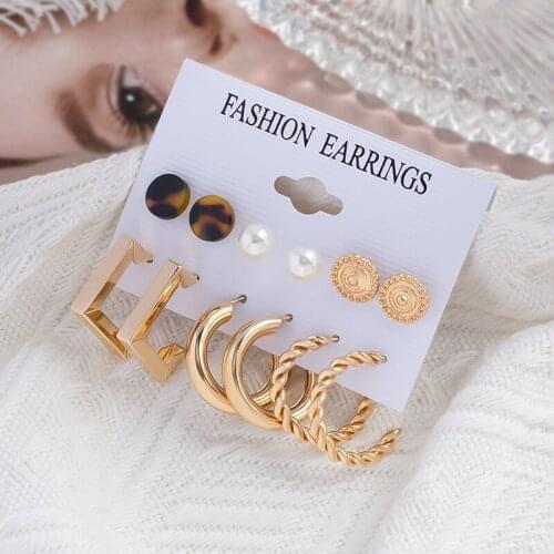 XHopee Earrings Rings