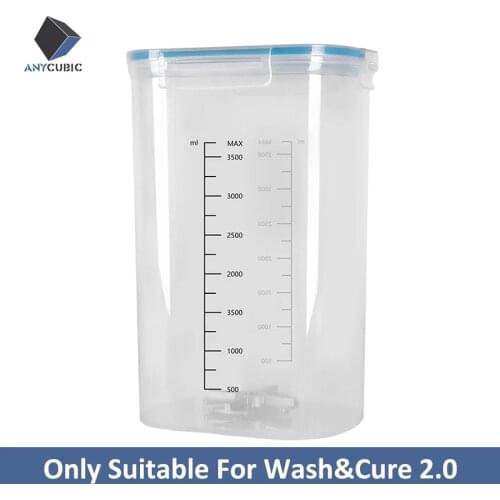 ANYCUBIC LCD 3d Printer Parts Cleaning Bucket For Wash and Cure 2.0 Accesorrories Sealed 405nm UV Resin Washing