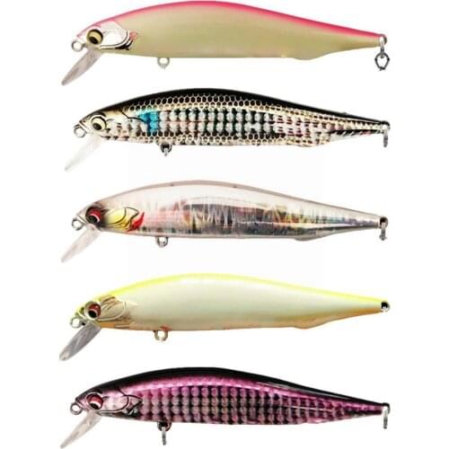 Minnow Fishing lures Sinking 100mm 80mm Hard Baits Fishing Tackle Jerk Sea Bass baits Wobblers High Quality L0N7