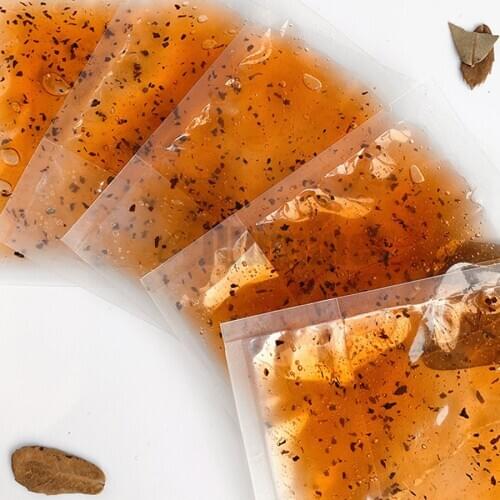 10PCS*15ml BlackTea Mask Pouch Stay Up Late Skin Repair Fine Pores Elasticity Skin Smoothing Jelly Mask