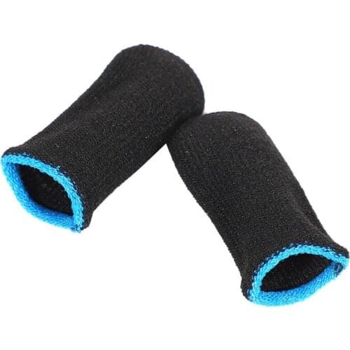 18-Pin Carbon Fiber Finger Sleeves for PUBG Mobile Games Contact Screen Finger Sleeves(12 Pcs)