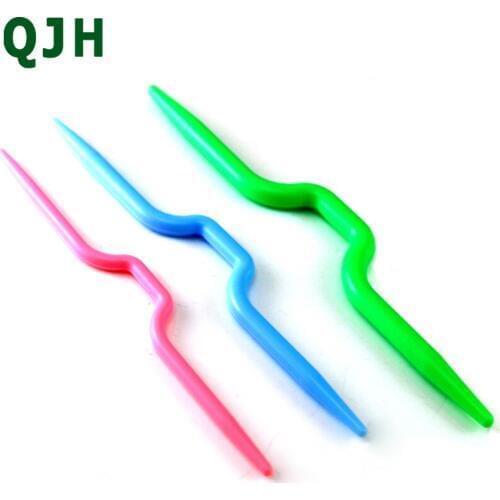 3 Size ABS Plastic Specialized Hand Hook Crochet Knit Knitting Needles Craft New DIY sewing tools