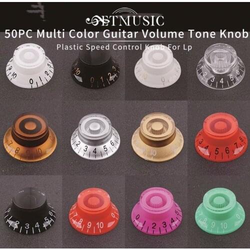 50pcs/set Guitar Speed Knobs Volume Tone Control for LP SG Electric Guitar Accessories Guitarra Replacement