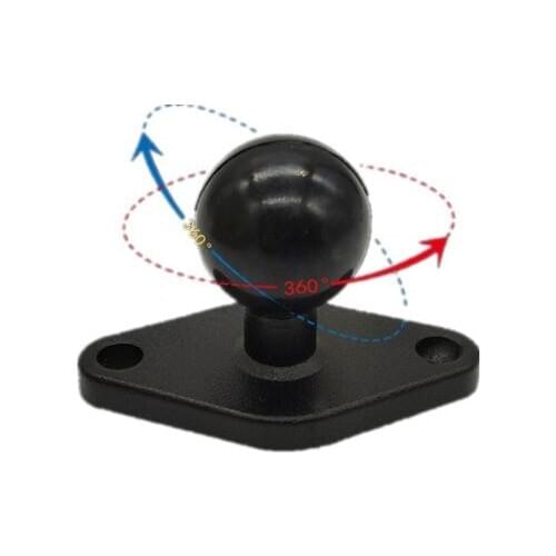 Aluminum Motorcycle Fixing Stand Plate Rubber Ball Head RAM Mount for Phone GPS