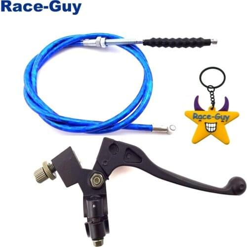 Aluminum Clutch Lever + Blue 84.5mm 1070mm Clutch Cable For Chinese 50cc 70cc 90cc 110cc 125cc 140cc 150cc 160cc Pit Dirt Motor