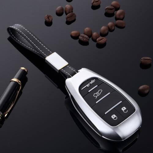 Aluminum alloy Car Key Fob Cover For Alfa Romeo Giulia Romeo Stelvio Smart Remote Car Key Case Covers Protector Protection