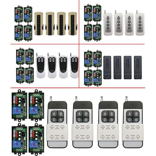 500M Long Range AC 220 V 1CH 1CH Wireless RF Remote Control Light Switch 10A Relay Output Radio Receiver Module+Transmitter