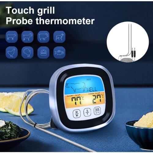 Digital Food Thermometer Instant Read Meat Thermometer Kitchen Tools Thermometer Probe for Cooking BBQ Grilling Baking Turkey