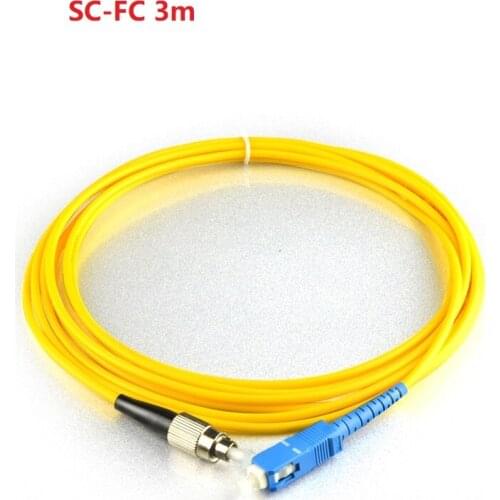 SC-FC Duplex Single Mode Fibre Patch Cord Fiber Cable Jumper 3m