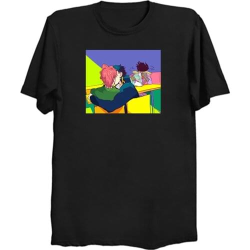 Jojo Bizarre Adventure T Shirt Men Japan Anime Summer Top T-shirt Kawaii Jojo Graphic Tshirt Unisex Cartoon Harajuku
