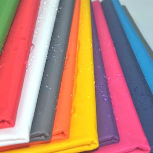 Plain Dyed Waterproof PU Coated 70D Nylon Taffeta High Quality For Raincoat Tent
