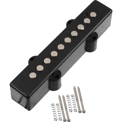 2 Pieces Black Humbucker Pickup for 5 String Electric Bass Guitar