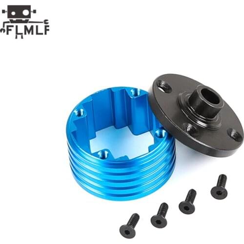 CNC Metal Split Differential Box Case Upgrade Parts Fit 1/5 Losi 5ive-t Rofun Rovan LT King Motor X2 Toys Parts