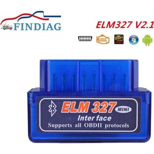 MINI ELM327 Bluetooth V2.1 OBD2 Diagnostic Scanner For Android Windows Torque Symbian OBD-II Protocols ELM 327 Auto Code Reader