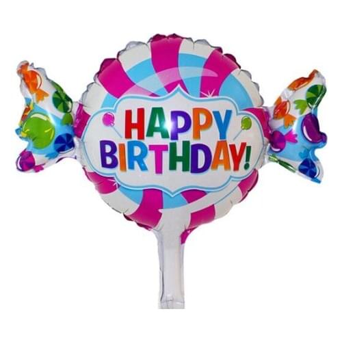 Mini Birthday Party Decorations kids Foil Balloons Lollipops Party Supplies Wedding/Halloween/Christmas
