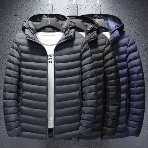 Mens Thick Parkas with Detachable Hat Winter Mens Brand Jacket 2021 Casual Hooded Parka Mens Coats Thick Parka Men Outerwear