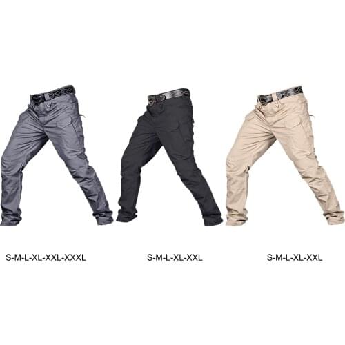 Mens Streetwear Casual Harem Jogger Pants Amy Trousers Multi Pockets Fishing