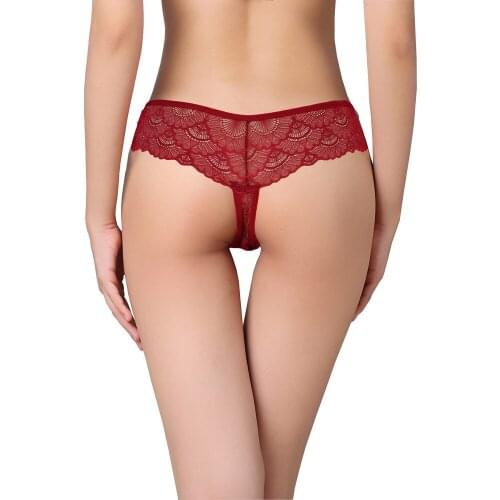 New Lace Underwear Women Sexy Thongs Panties 3D Lace Wave Mini Panties G-string G string Tanga Female Lingeries