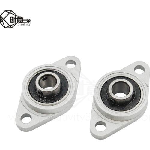 4pcs/lot KFL000 Bearing Shaft Support Spherical Roller Zinc Alloy Mounted Bearings Pillow Block Housing 3D Printer parts