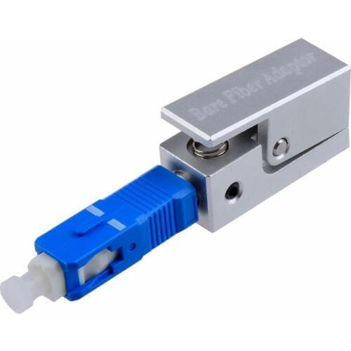 SC/UPC square bare fiber optic adapter SC bare fiber optic adapter metal Square bare optical fiber coupler Free shipping