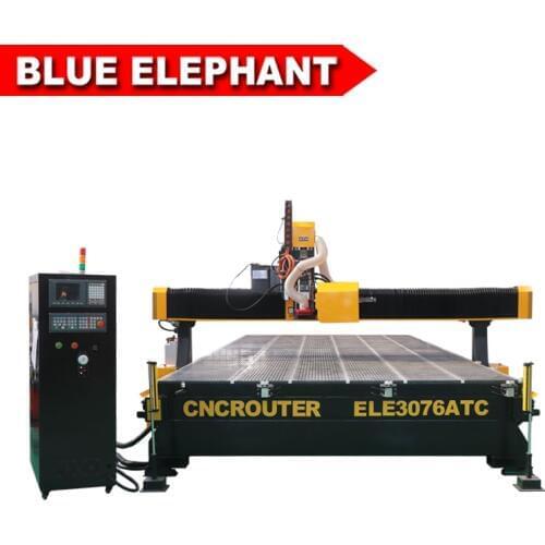 Blue elephant new customized big cnc router machine woodworking cutting acp aluminum composite panel with promotion price