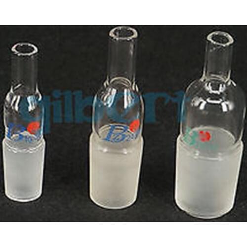 Glass Bushing Adapter 14/19/24/29mm Stopper Joint Diameter For Connecting Straight Lab Glassware